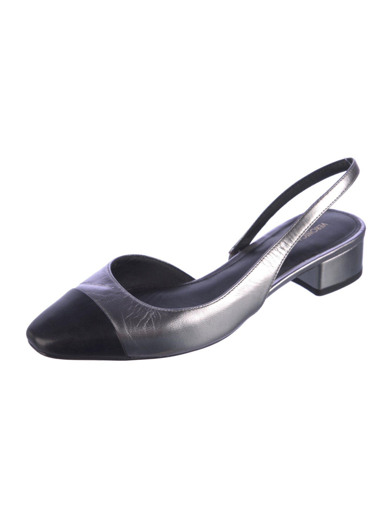 Veronica Beard Leather Slingback Pumps