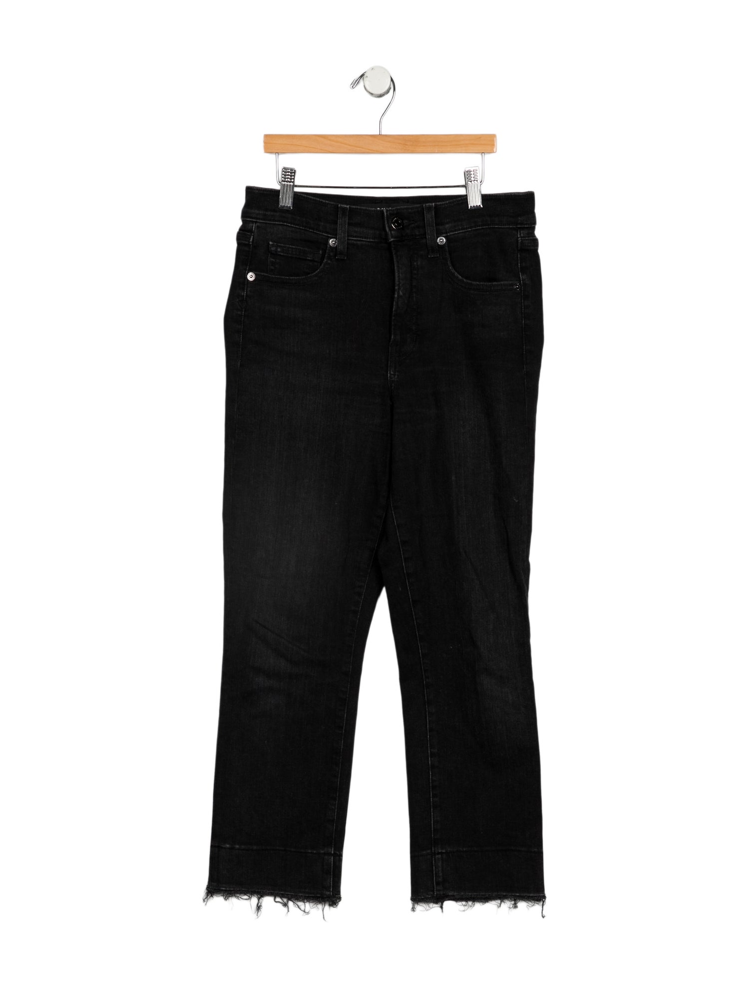 Veronica Beard Mid-Rise Straight Leg Jeans