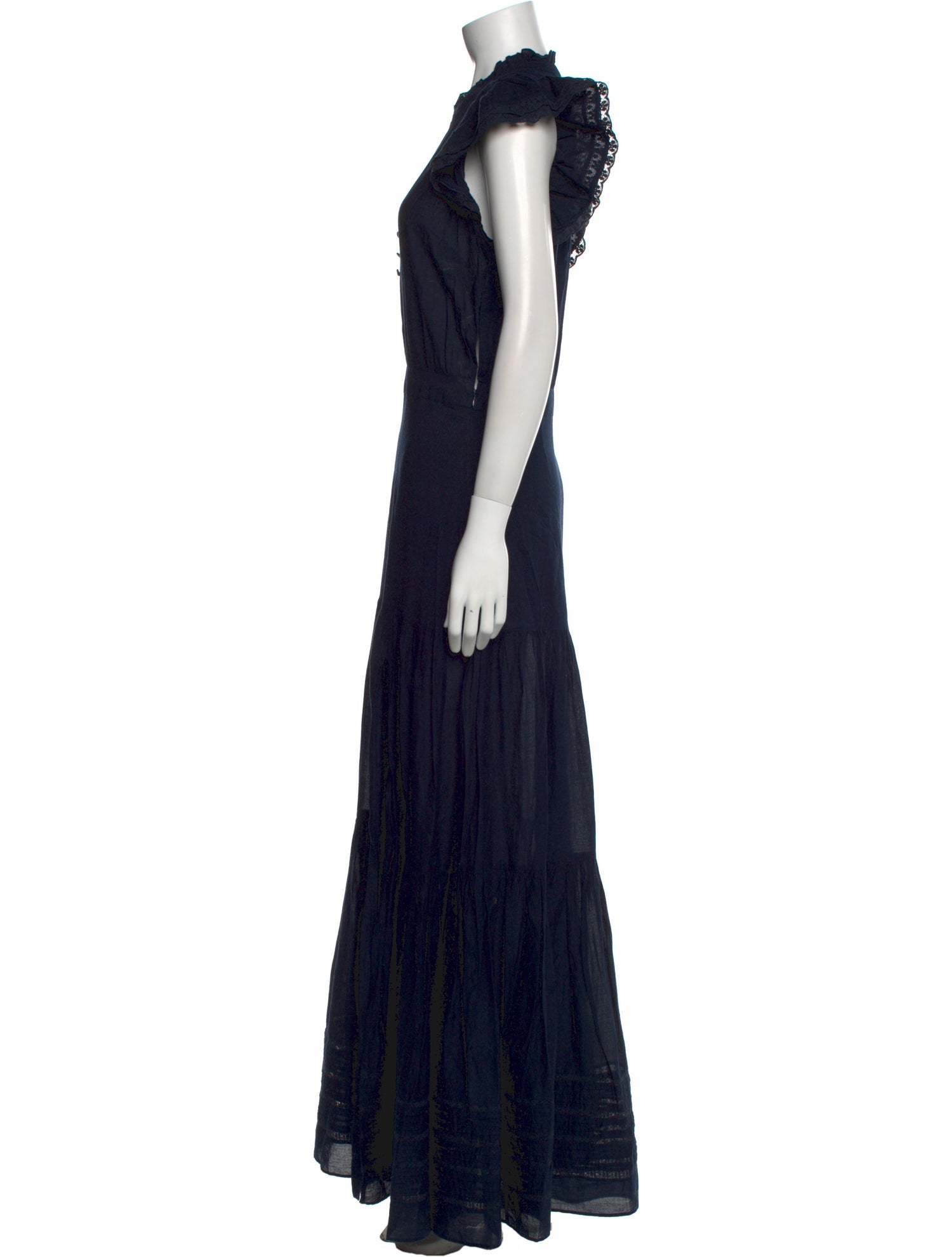 Veronica Beard V-Neck Long Dress