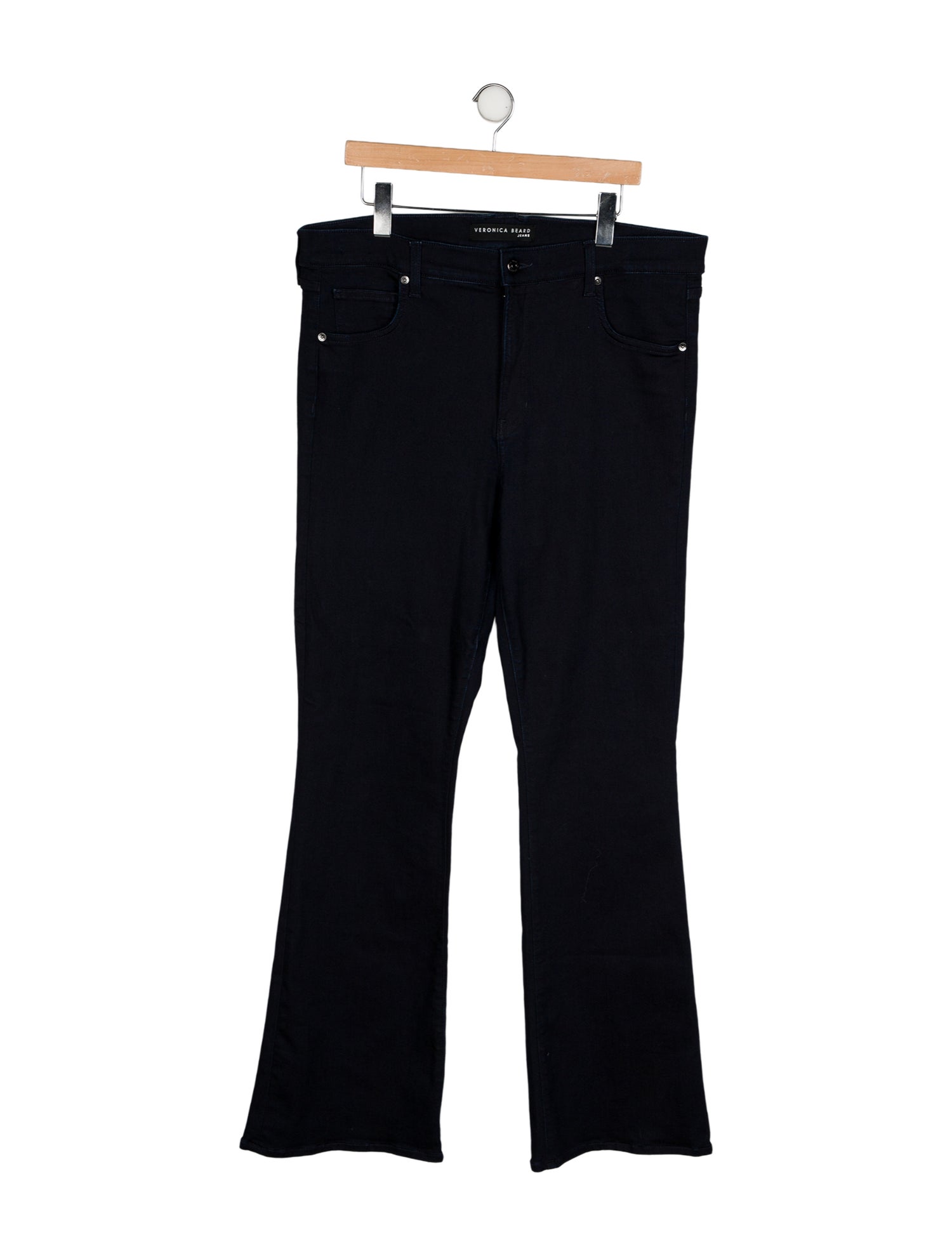 Veronica Beard High-Rise Wide Leg Jeans