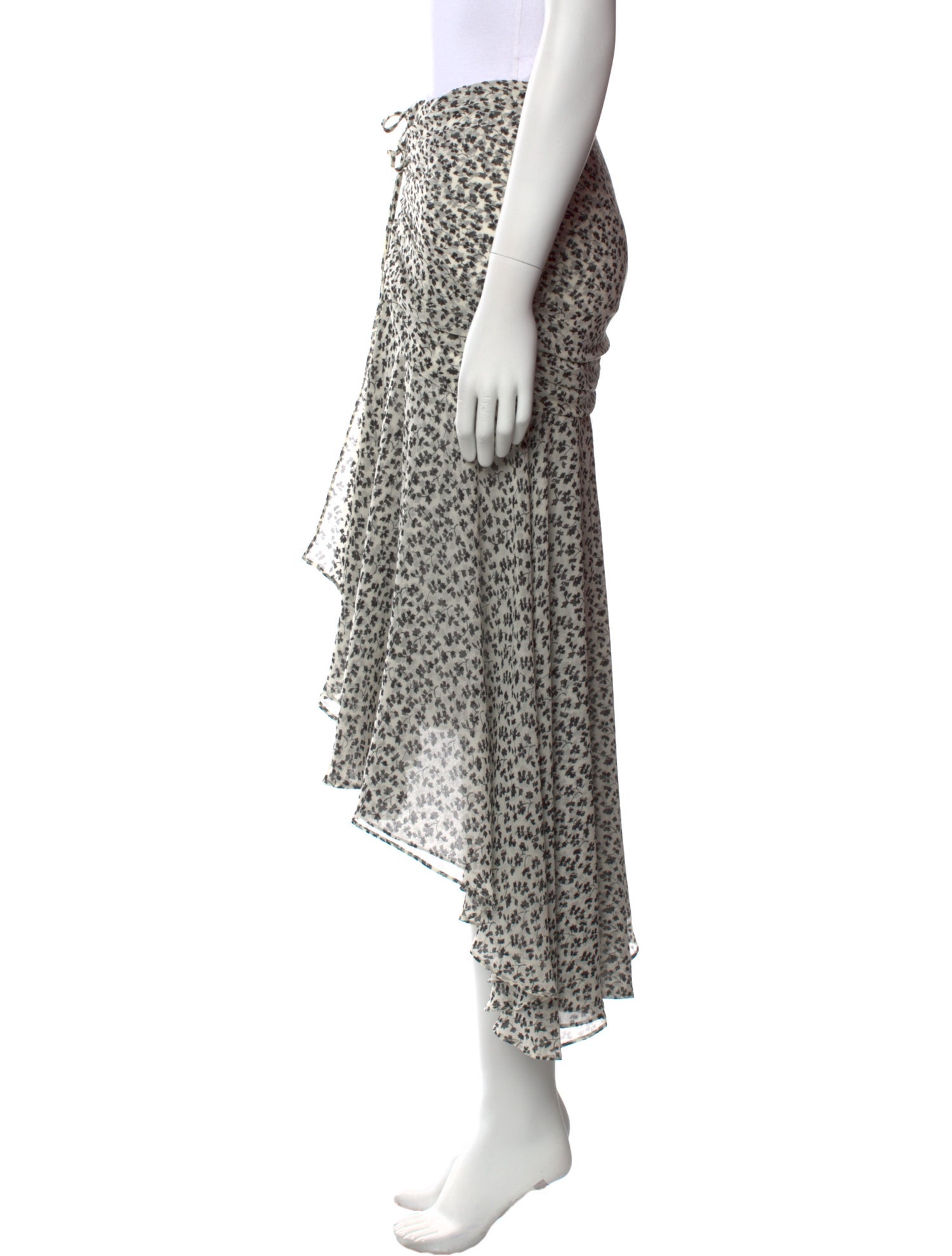 Veronica Beard Silk Midi Length Skirt