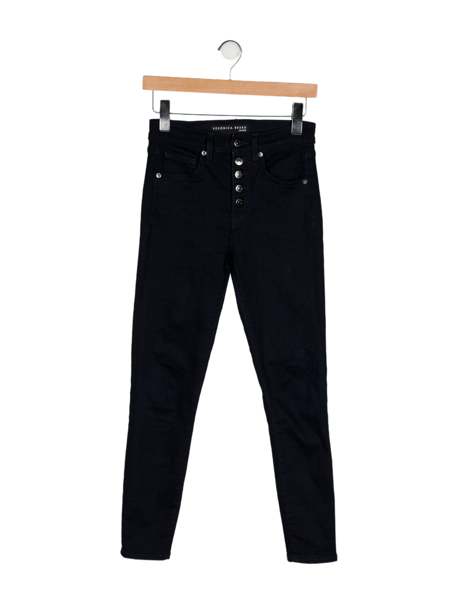 Veronica Beard Mid-Rise Skinny Leg Jeans