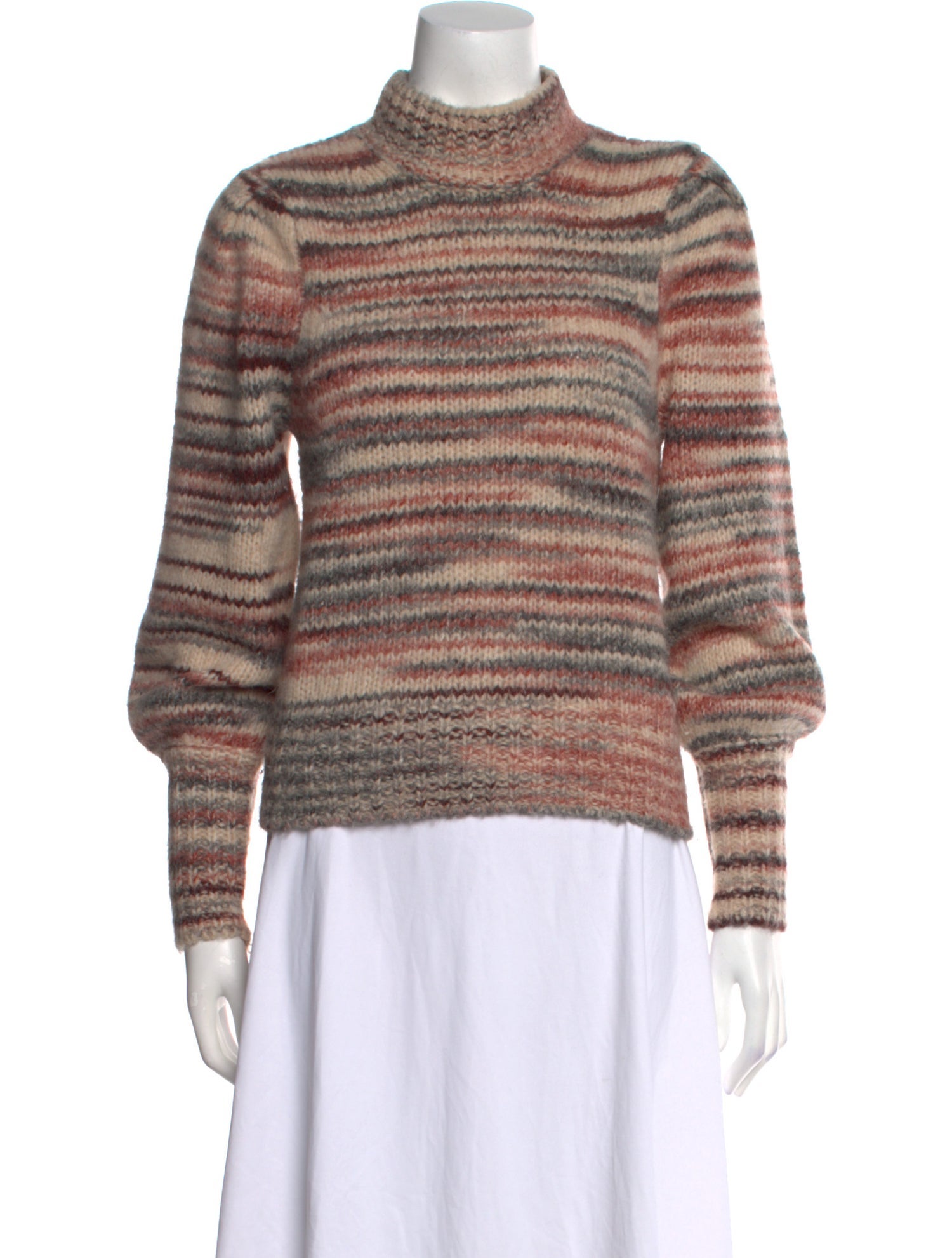 Veronica Beard Alpaca Striped Sweater