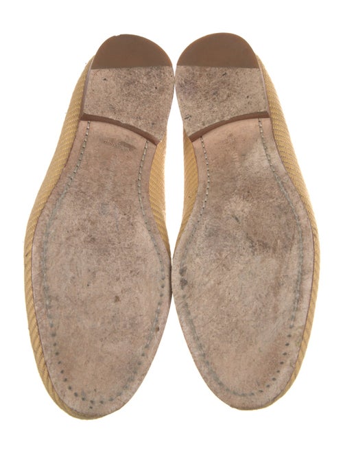 Veronica Beard Leather Leather Trim Embellishment Loafers