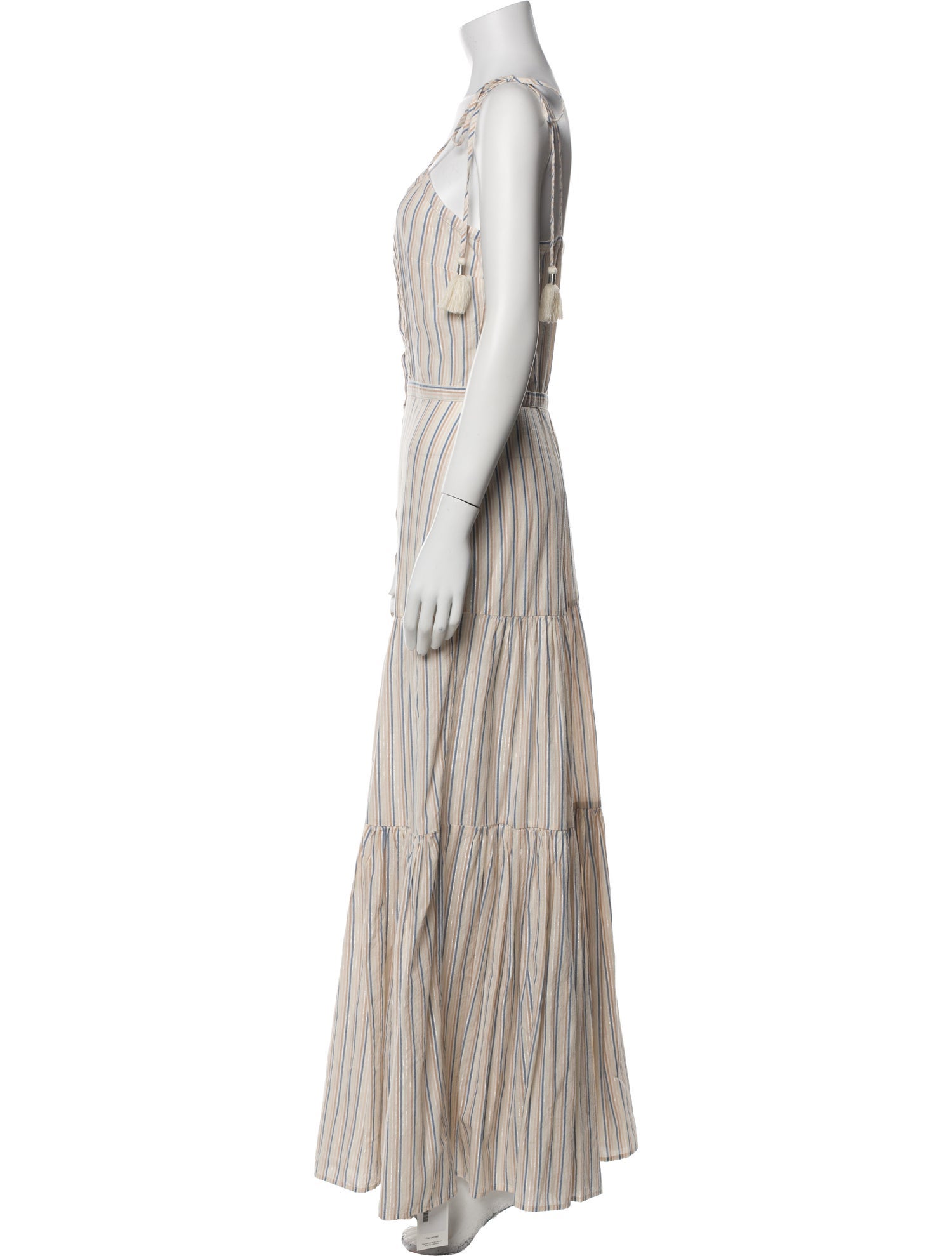 Veronica Beard Striped Long Dress