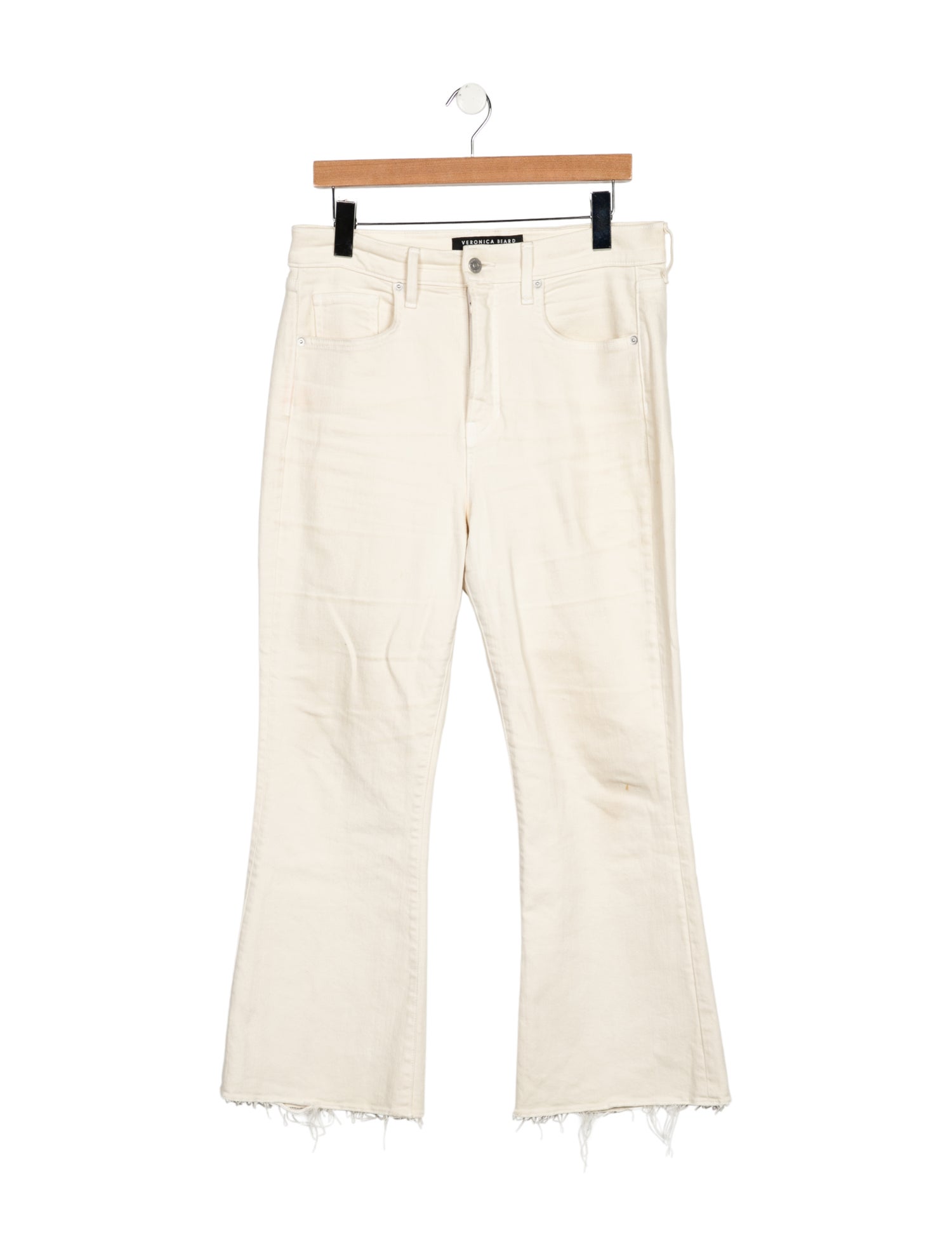 Veronica Beard High-Rise Wide Leg Jeans