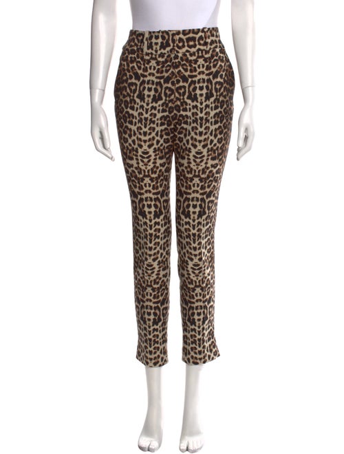 Veronica Beard Animal Print Skinny Leg Pants