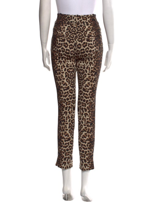 Veronica Beard Animal Print Skinny Leg Pants