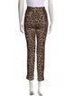 Veronica Beard Animal Print Skinny Leg Pants