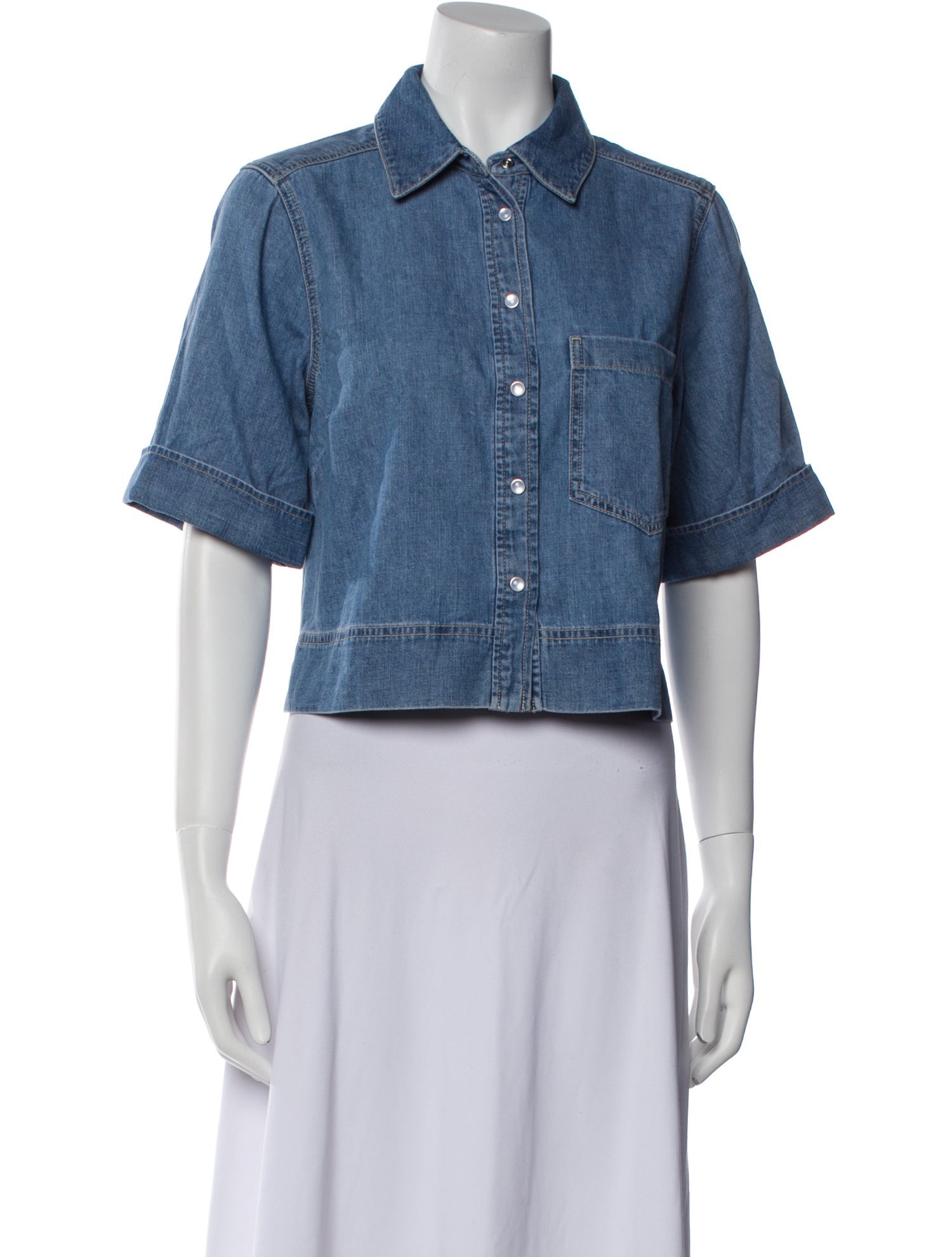 Veronica Beard Short Sleeve Crop Top w/ Tags