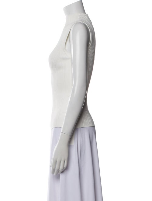 Veronica Beard Mock Neck Sleeveless Top