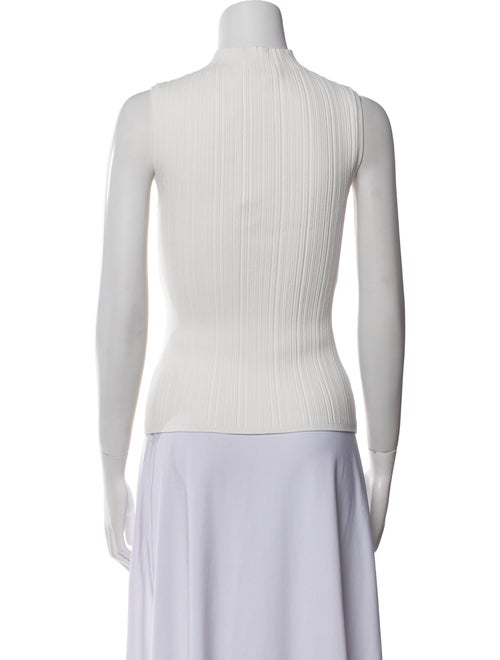 Veronica Beard Mock Neck Sleeveless Top