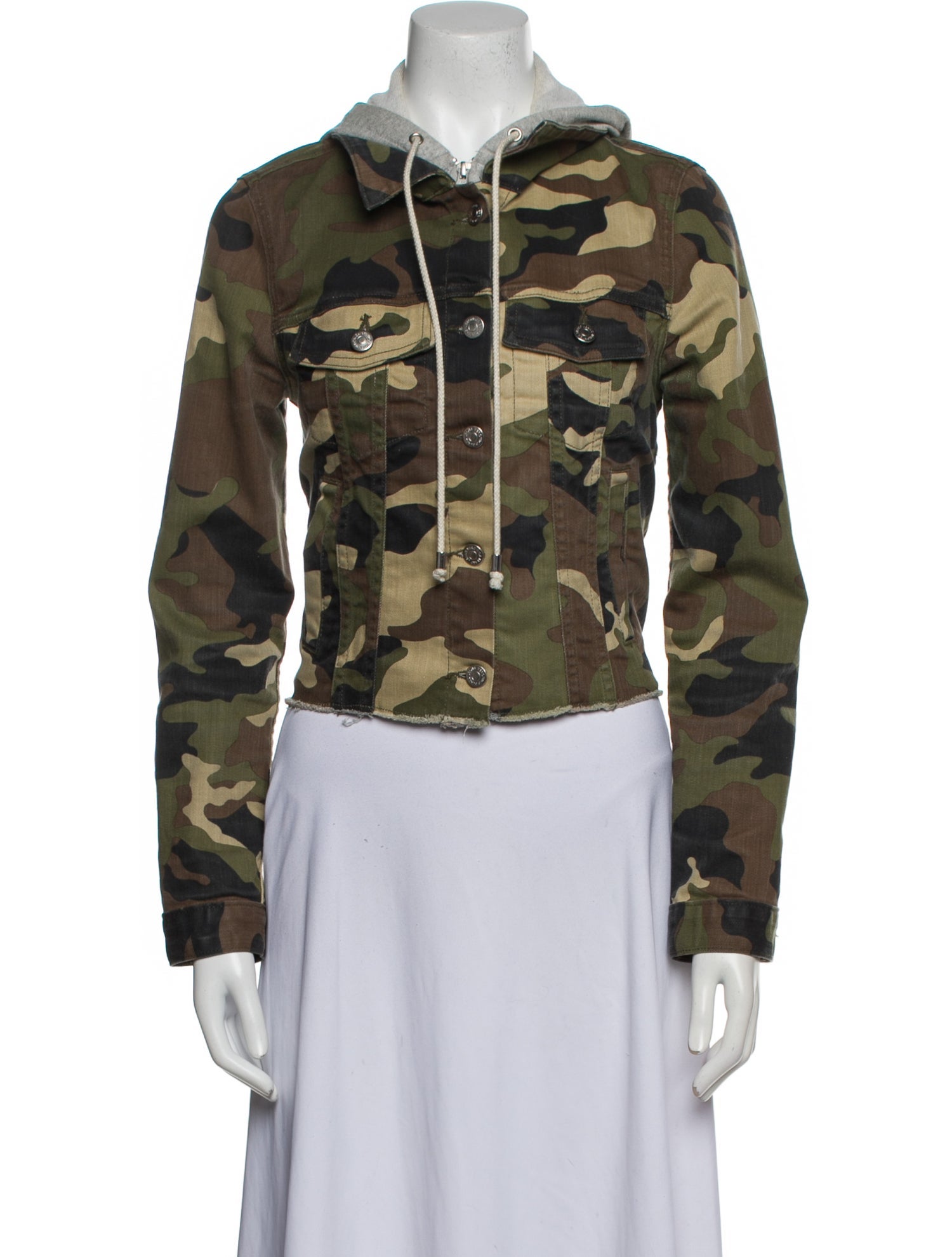 Veronica Beard Camouflage Print Jacket