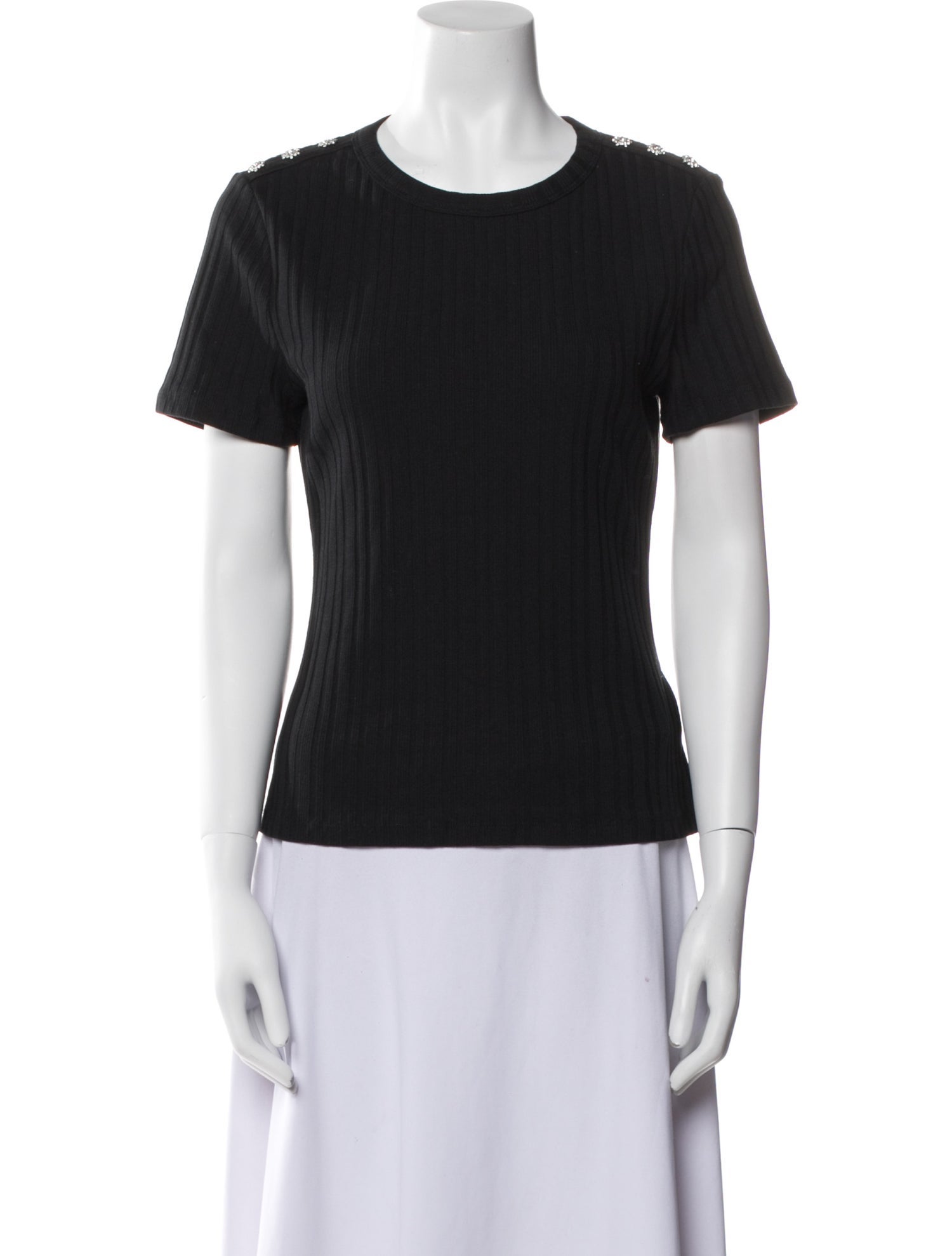 Veronica Beard Crew Neck Short Sleeve T-Shirt w/ Tags