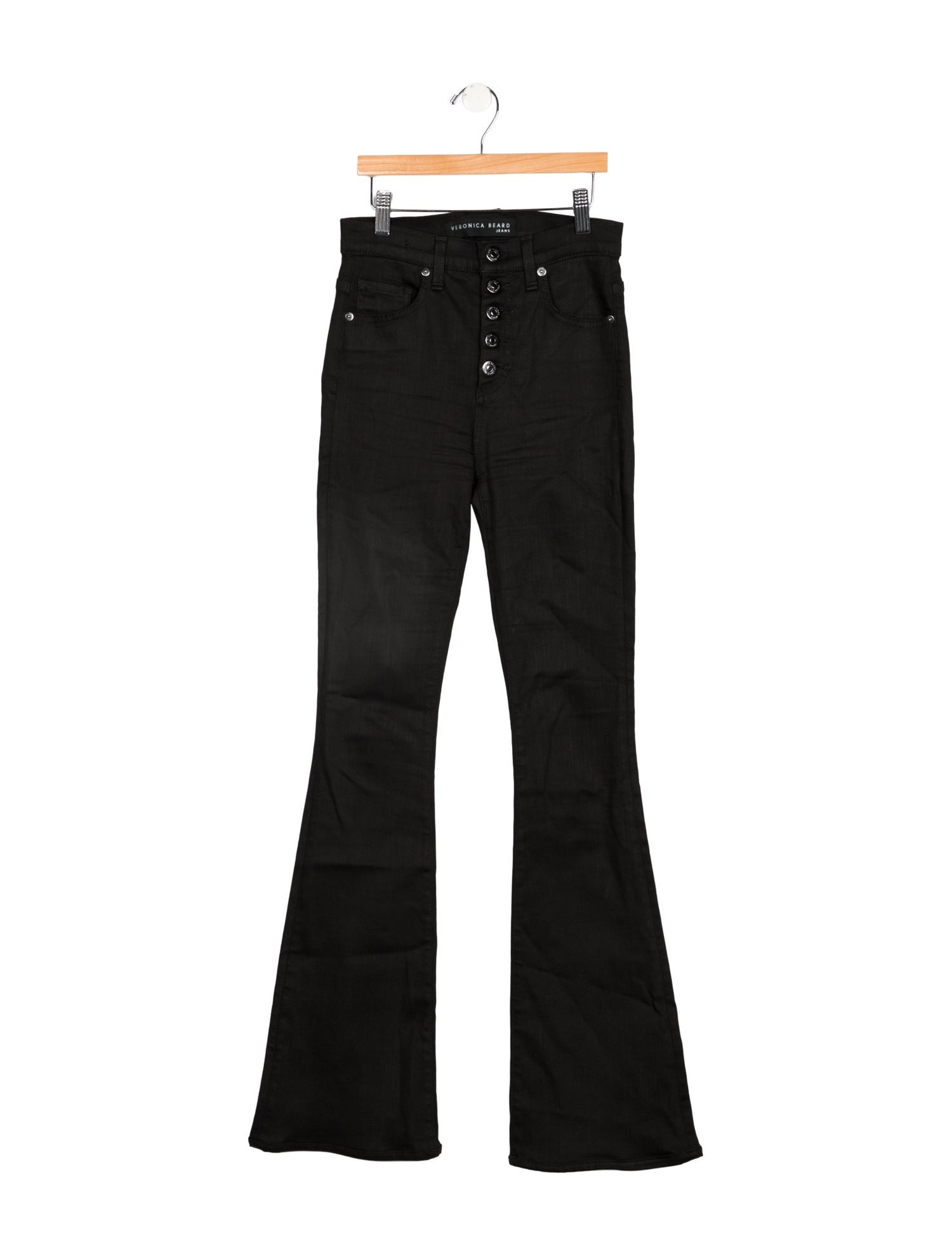 Veronica Beard Mid-Rise Straight Leg Jeans