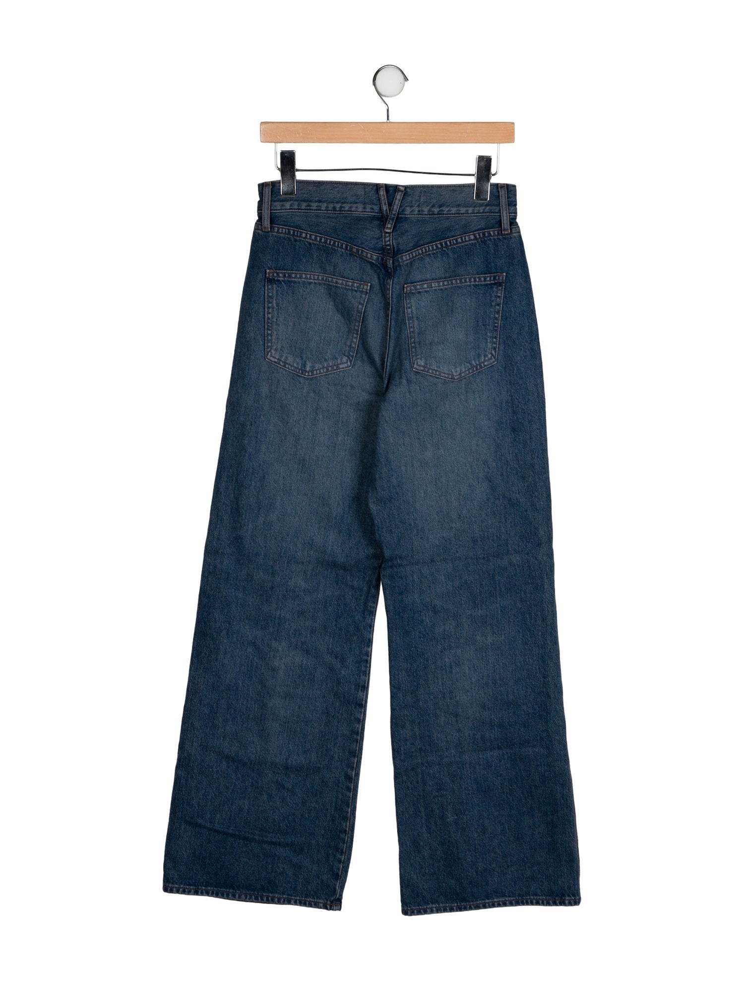 Veronica Beard High-Rise Wide Leg Jeans