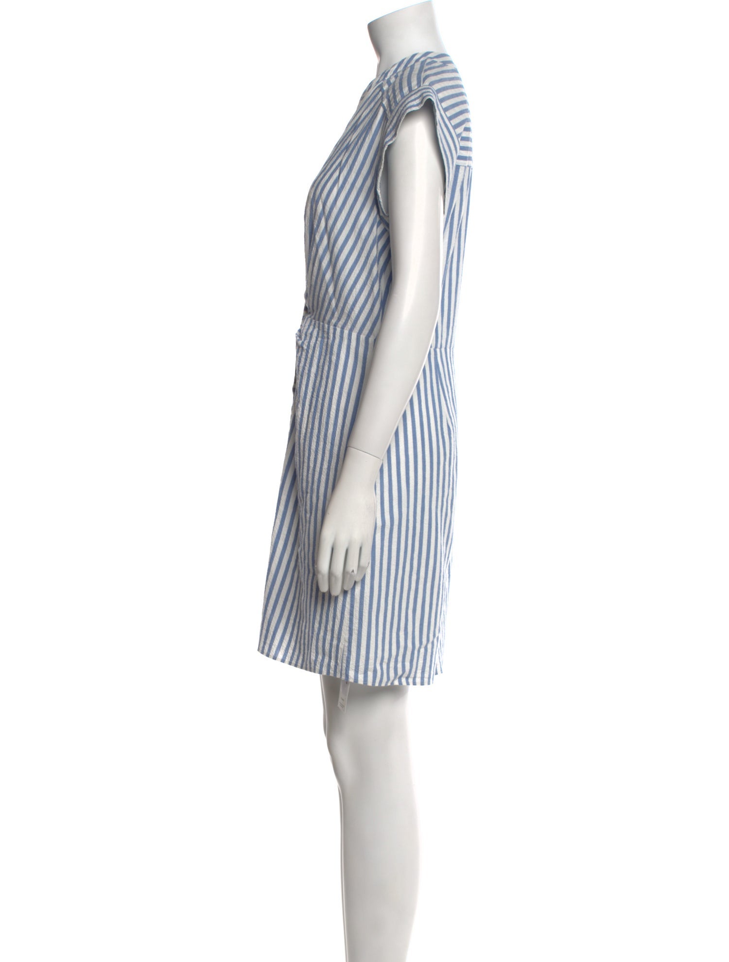 Veronica Beard Striped Mini Dress