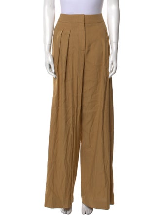 Veronica Beard Linen Wide Leg Pants