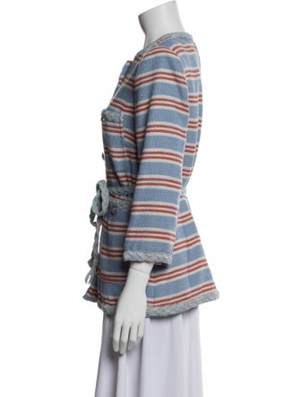 Veronica Beard Striped Evening Jacket