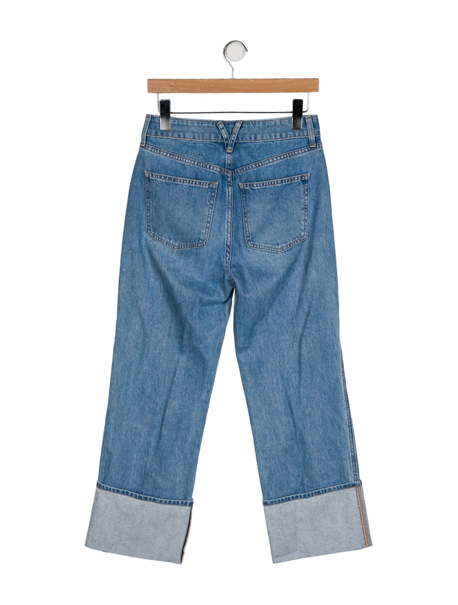 Veronica Beard High-Rise Wide Leg Jeans