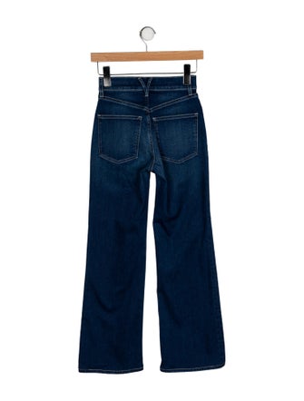 Veronica Beard High-Rise Wide Leg Jeans