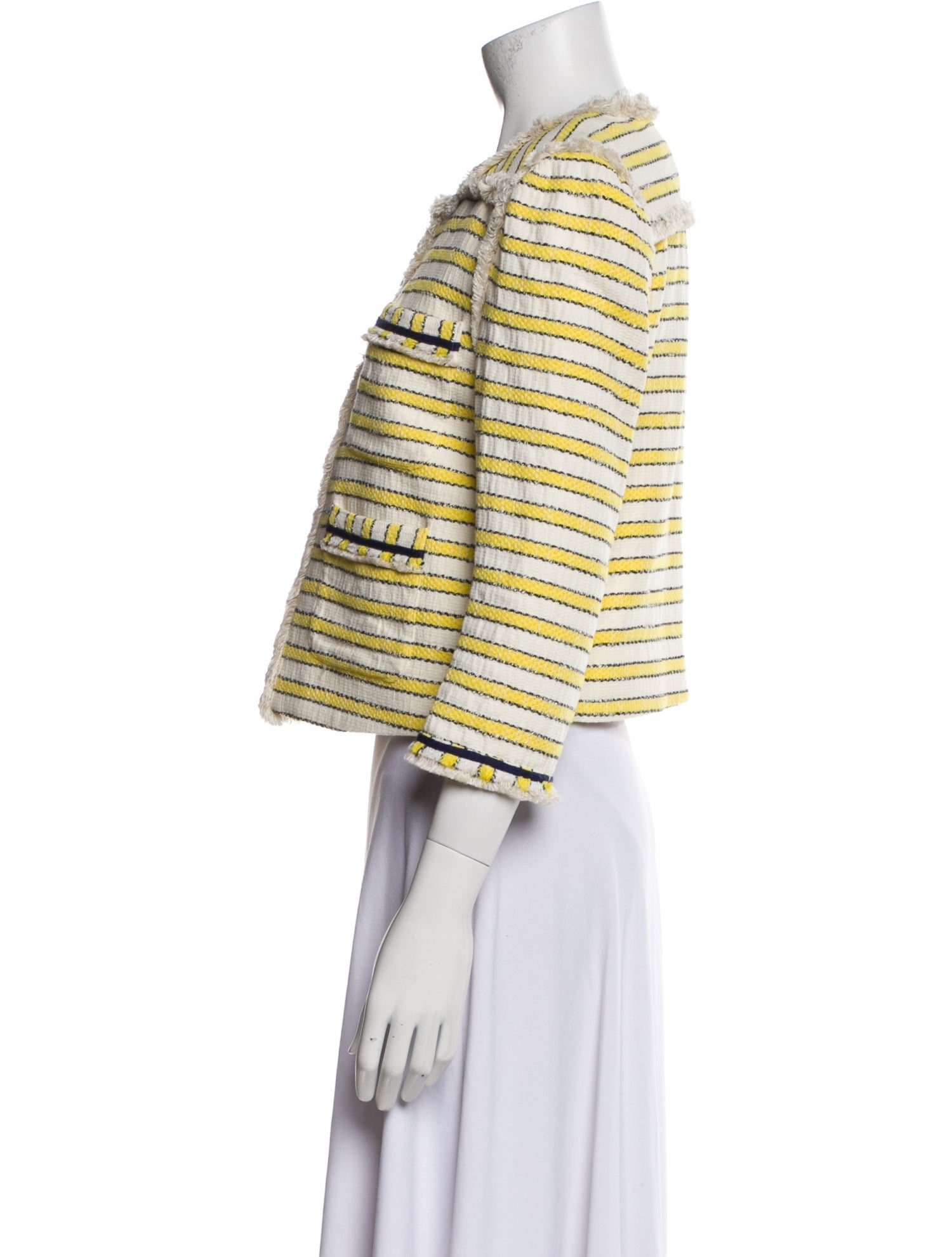 Veronica Beard Striped Evening Jacket