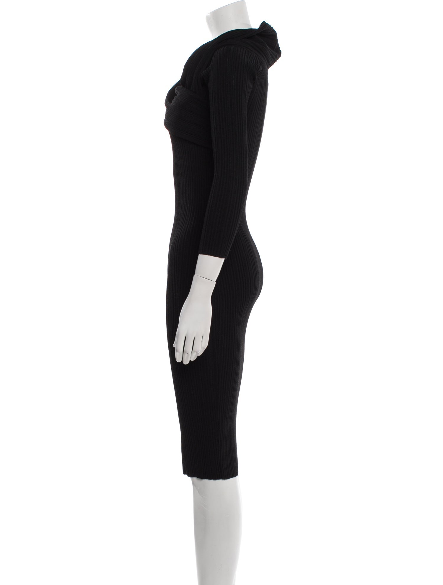 Veronica Beard Cowl Neck Midi Length Dress