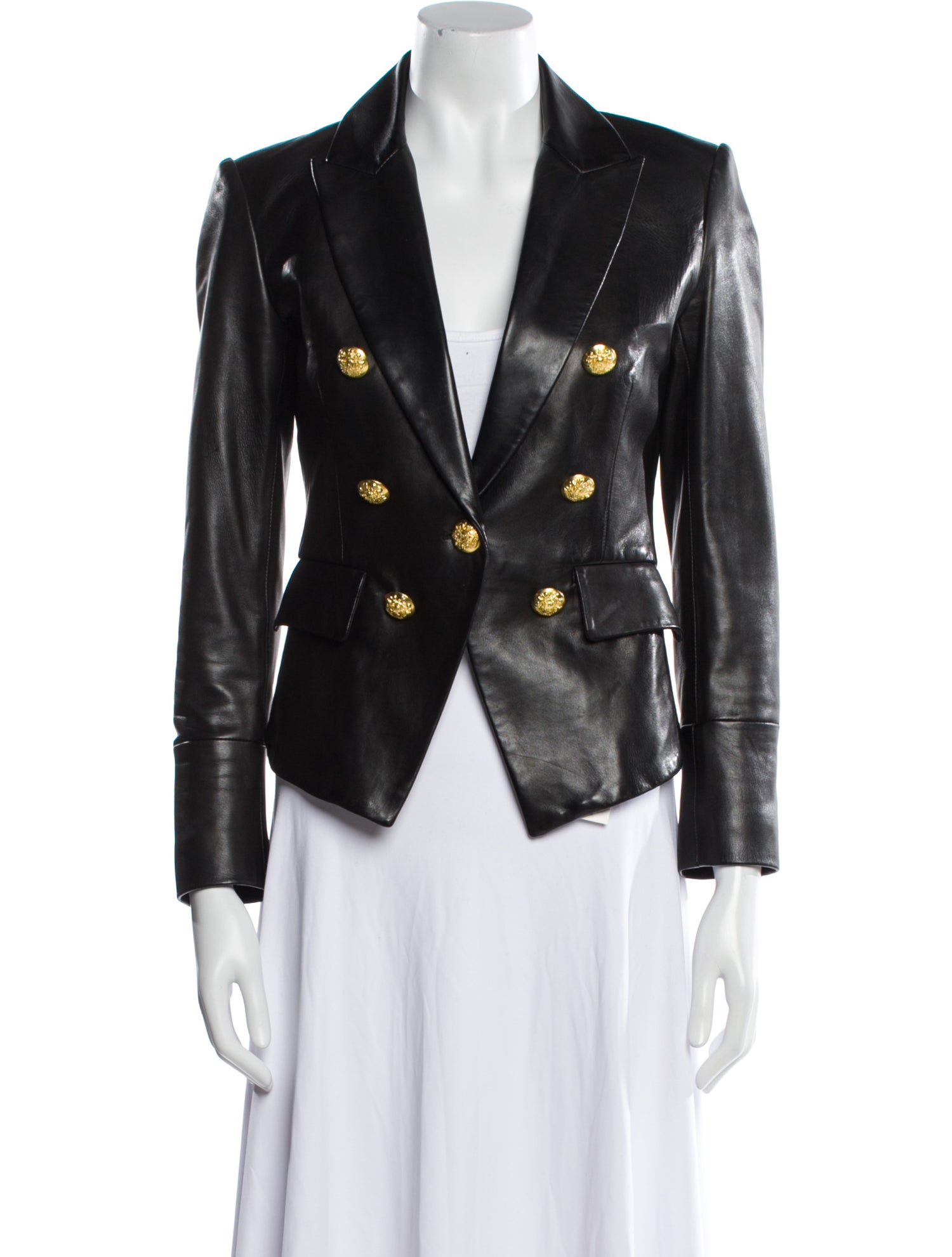 Veronica Beard Leather Blazer
