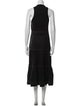 Veronica Beard Crew Neck Long Dress
