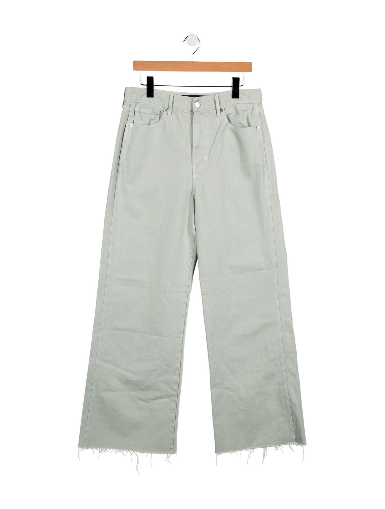 Veronica Beard High-Rise Wide Leg Jeans