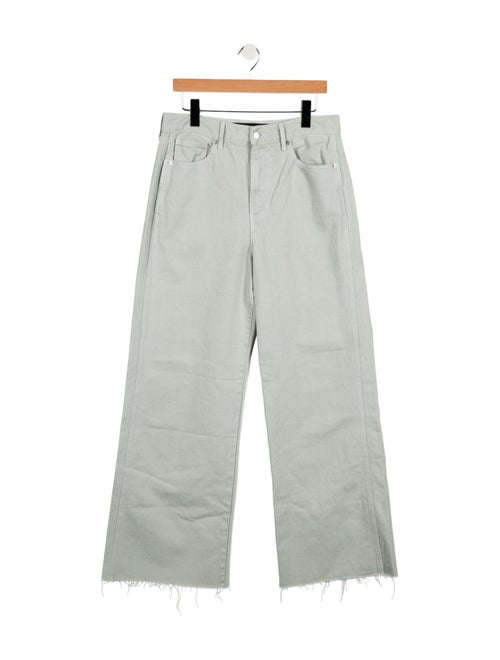 Veronica Beard High-Rise Wide Leg Jeans