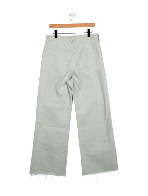 Veronica Beard High-Rise Wide Leg Jeans