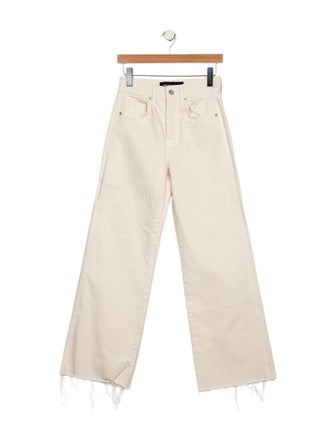 Veronica Beard High-Rise Wide Leg Jeans