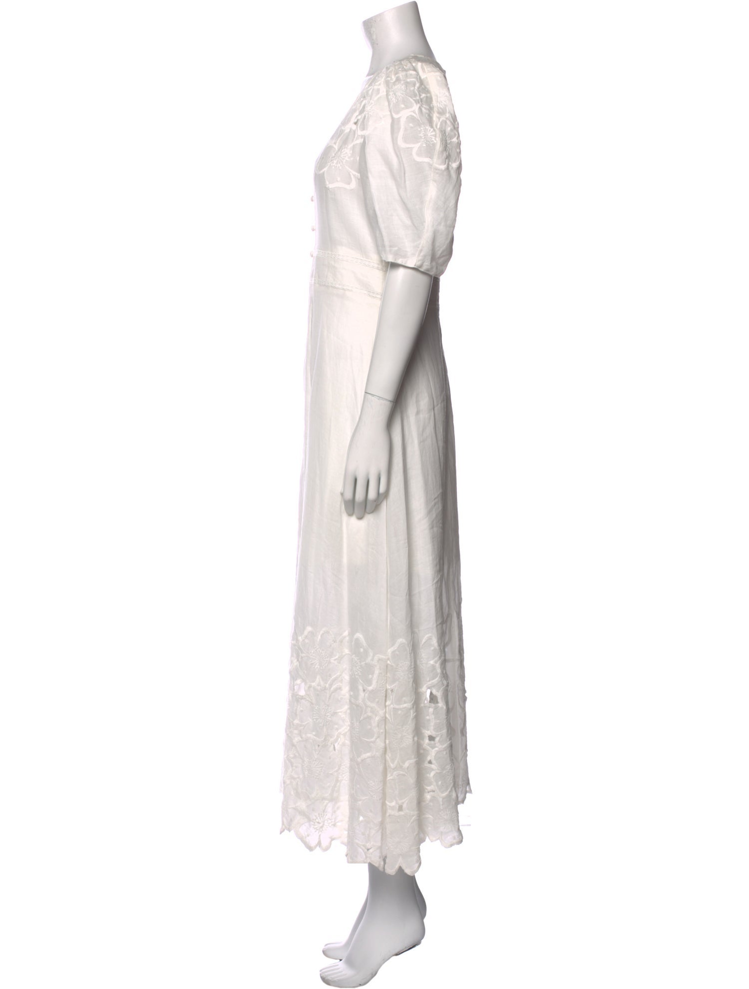 Veronica Beard V-Neck Long Dress