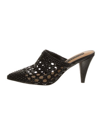 Veronica Beard Leather Mules