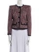 Veronica Beard Tweed Pattern Evening Jacket