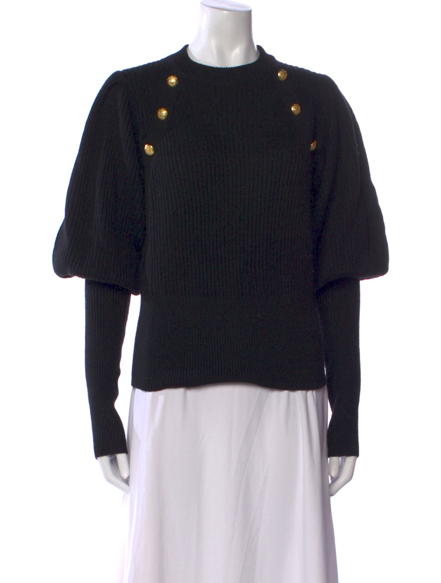 Veronica Beard Merino Wool Crew Neck Sweater