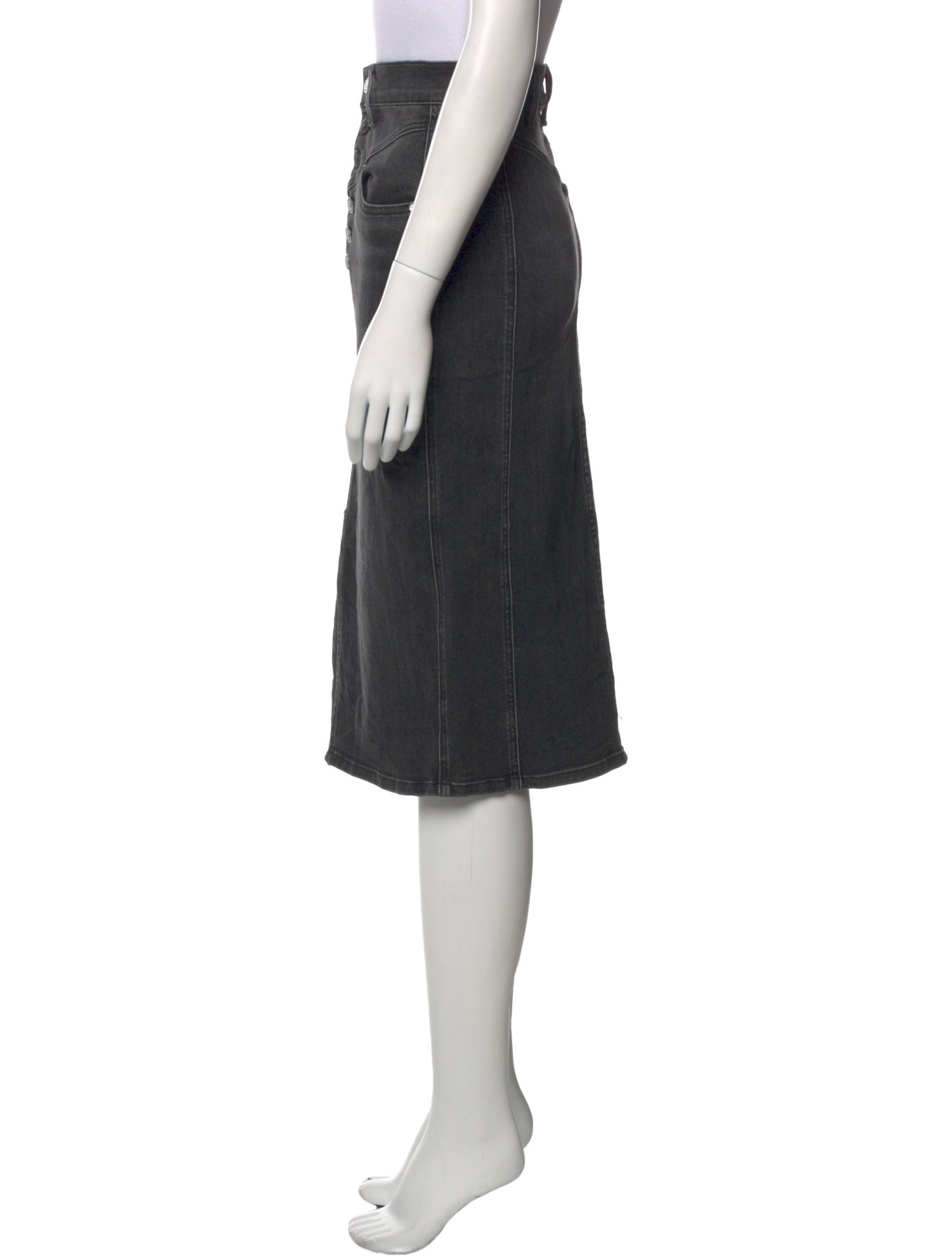 Veronica Beard Cutout Accent Knee-Length Skirt