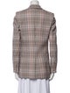 Veronica Beard Plaid Print Blazer