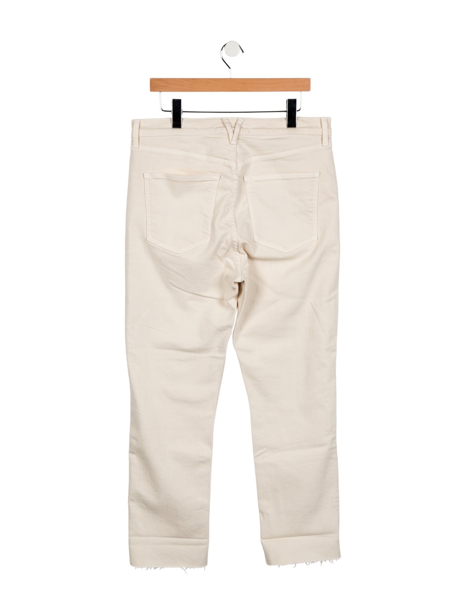 Veronica Beard High-Rise Straight Leg Jeans