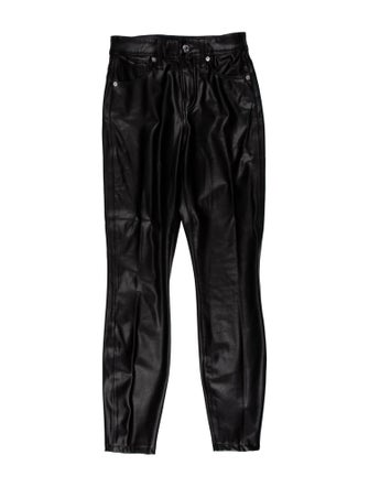 Veronica Beard Faux Leather Skinny Leg Pants