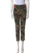 Veronica Beard Camouflage Print Straight Leg Pants