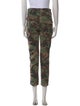 Veronica Beard Camouflage Print Straight Leg Pants