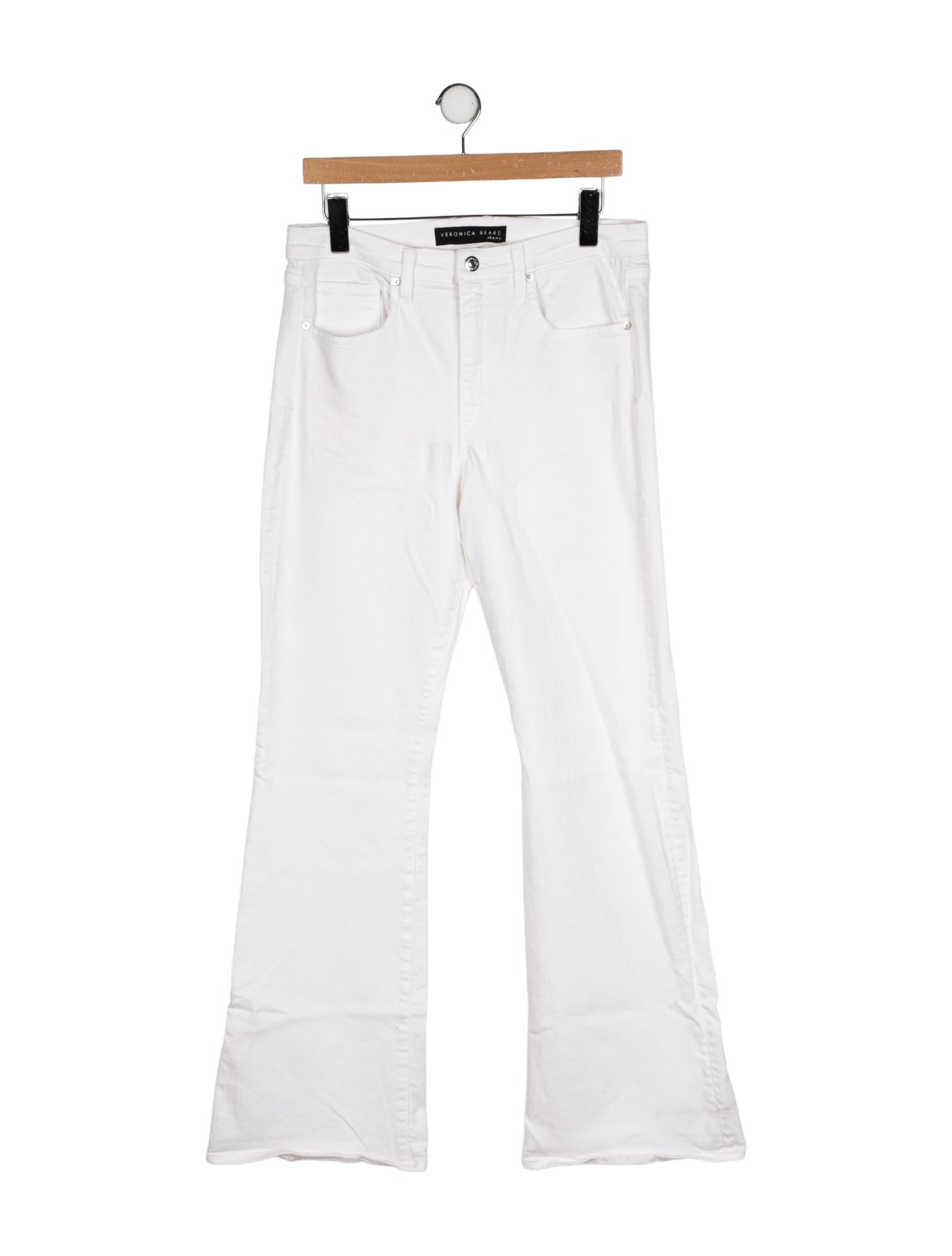 Veronica Beard High-Rise Wide Leg Jeans