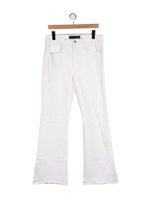 Veronica Beard High-Rise Wide Leg Jeans