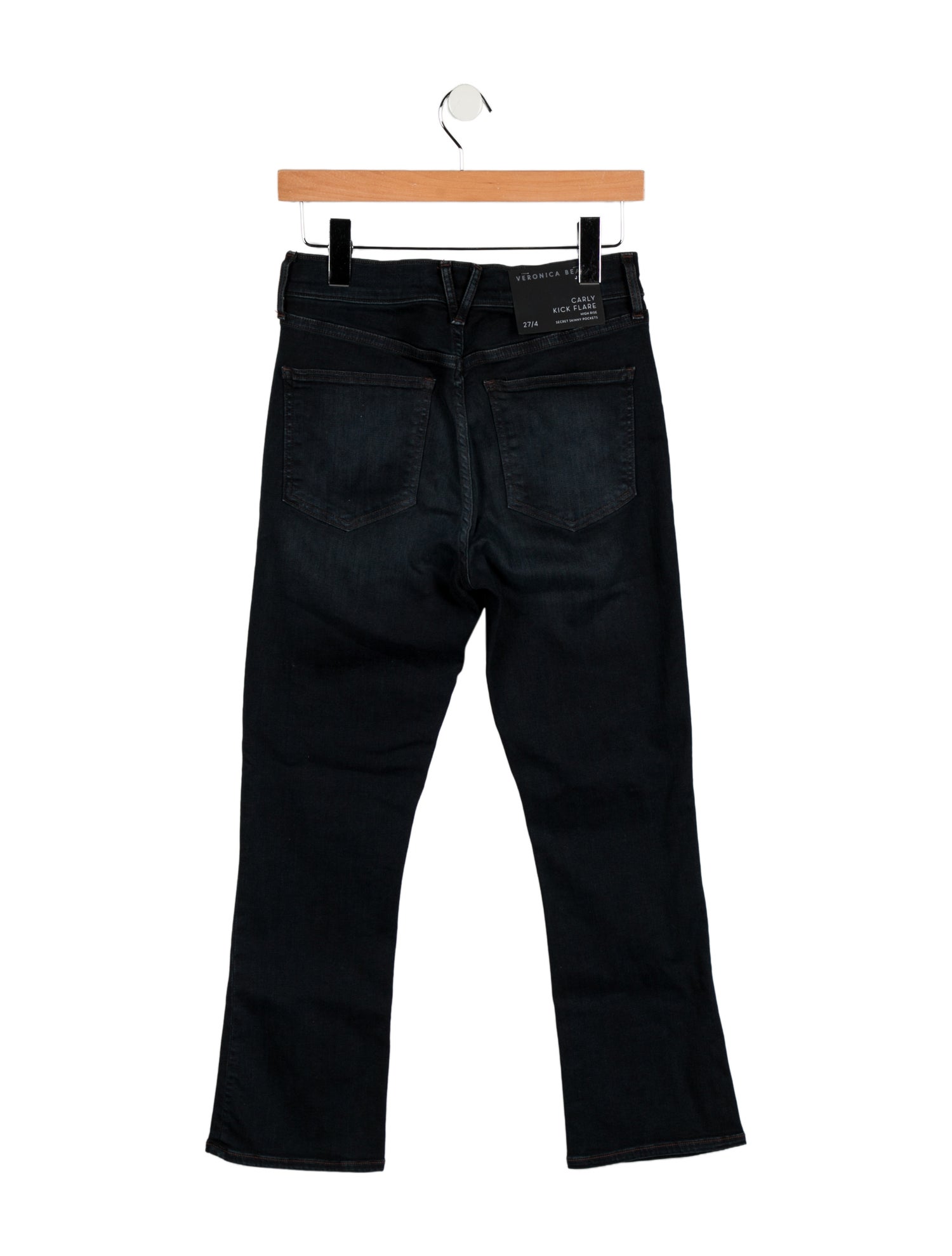 Veronica Beard Mid-Rise Straight Leg Jeans