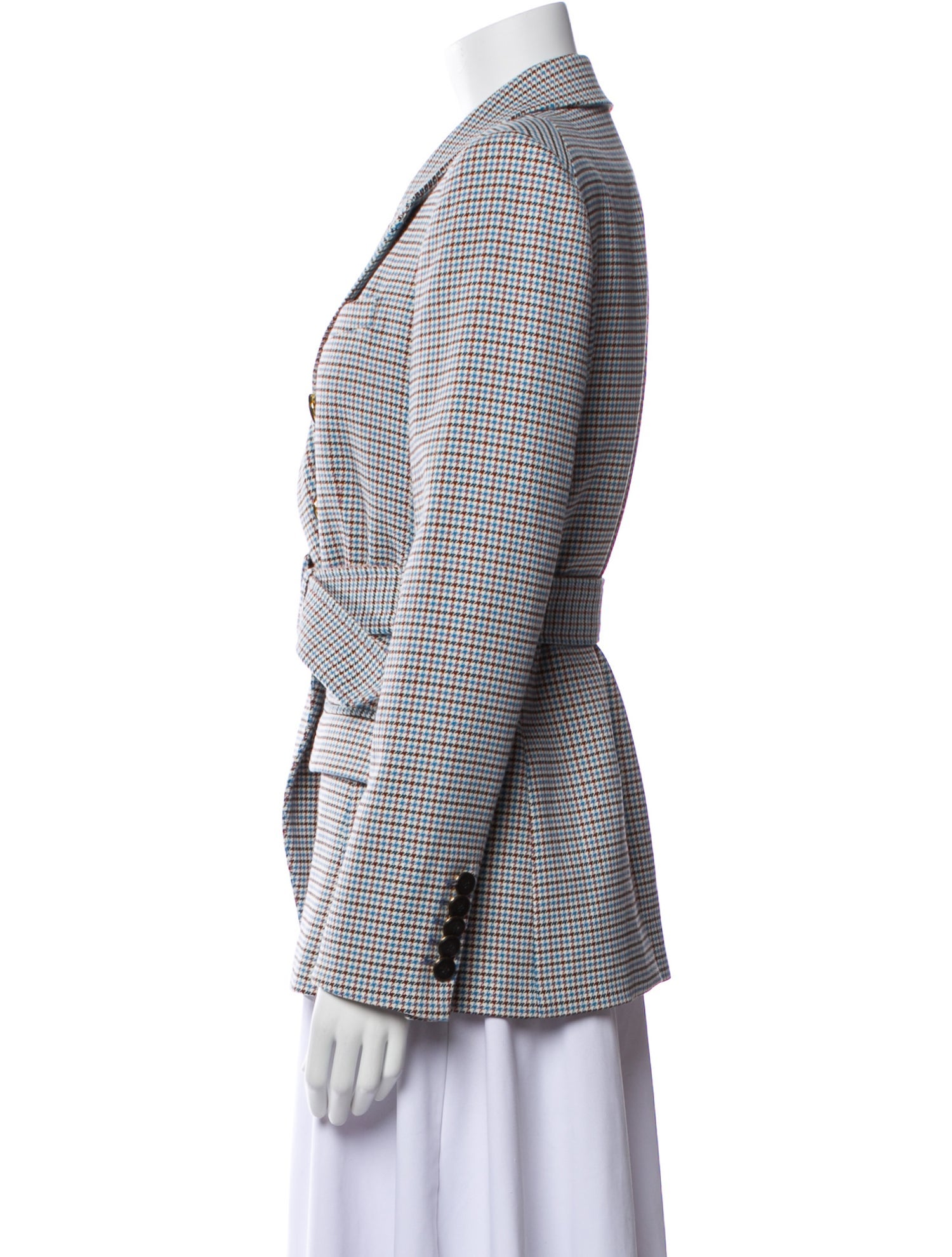 Veronica Beard Houndstooth Print Blazer