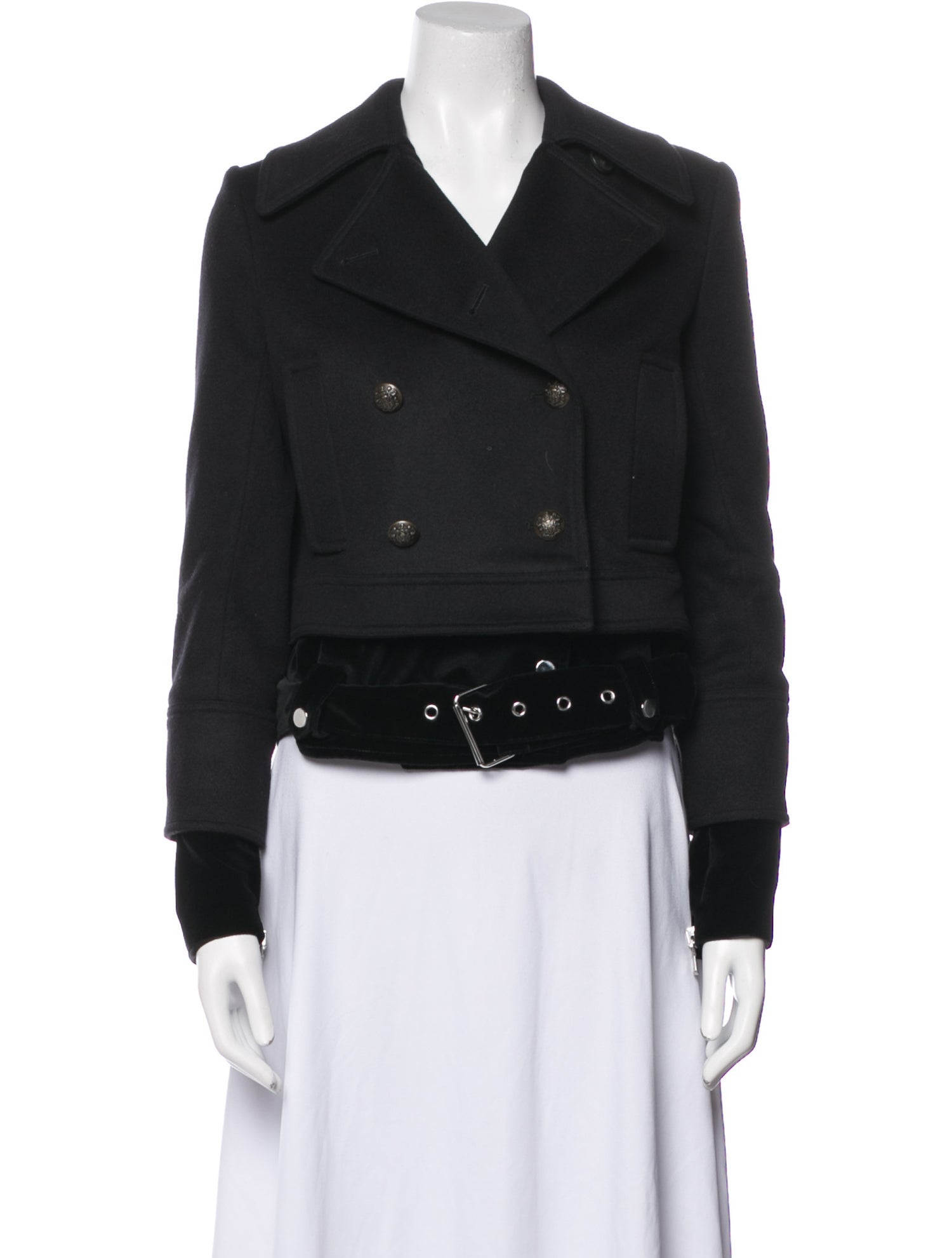 Veronica Beard Virgin Wool Biker Jacket