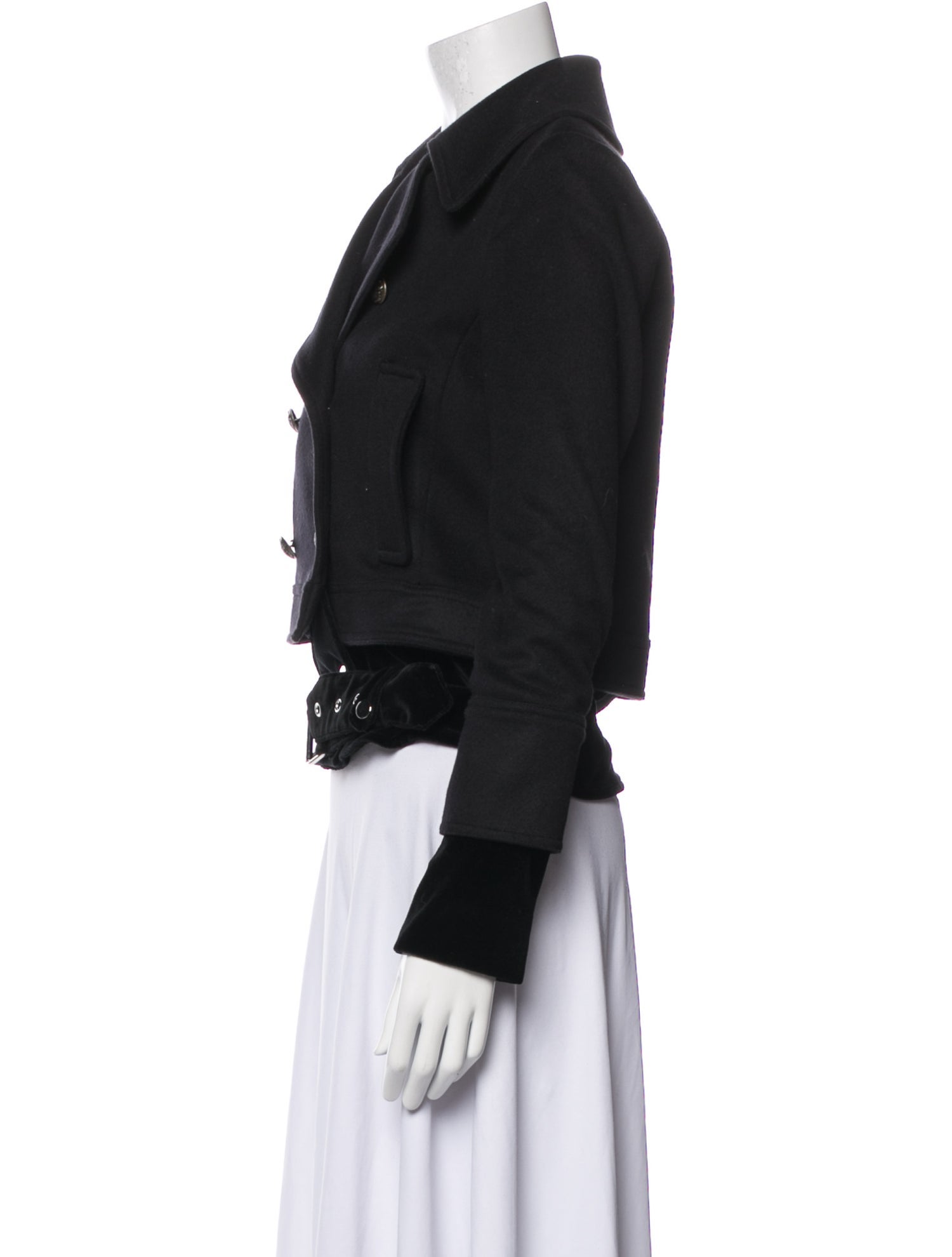 Veronica Beard Virgin Wool Biker Jacket