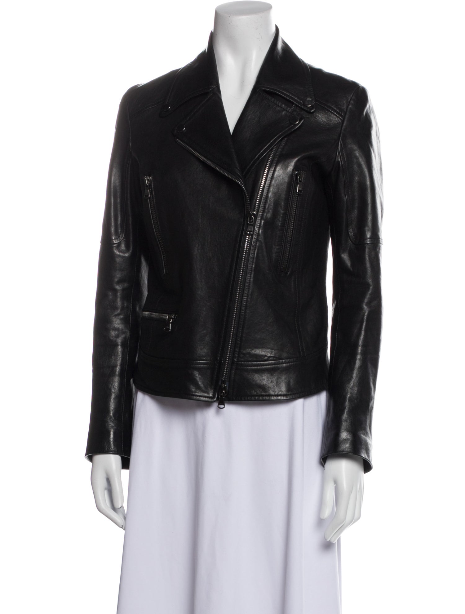 Veronica Beard Leather Biker Jacket